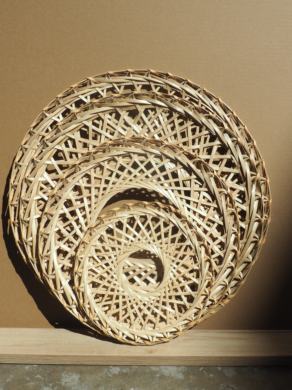 Handwoven Bamboo Dance Hat, Hollow-out Performance Prop, Retro Oriental Wall Hanging Home Decor