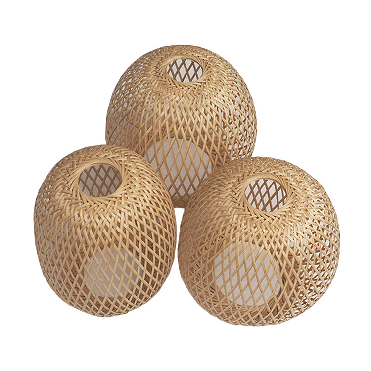 Hand-woven Bamboo Chinese Style Lampshade, Decor Shade for Dining Room Teahouse Study, for Ancient Costume Shooting Birthday Wedding Homestay Decoration (Lamp base & bulb not included)