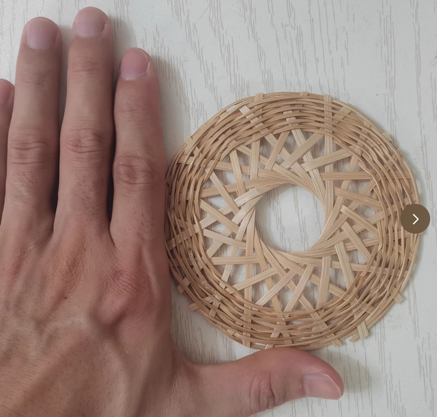 Mini Ancient-Style Bamboo Hat DIY Accessory for Xie Lian & Li Lianhua Plush Dolls, Tiny Ancient Hats for BJD Dolls