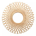 Hand-woven Round Bamboo Wall Hanging, Nordic Style Wall Decor for Living Room, Home, Homestay & Hotel, DIY Stage Wall Ornament
