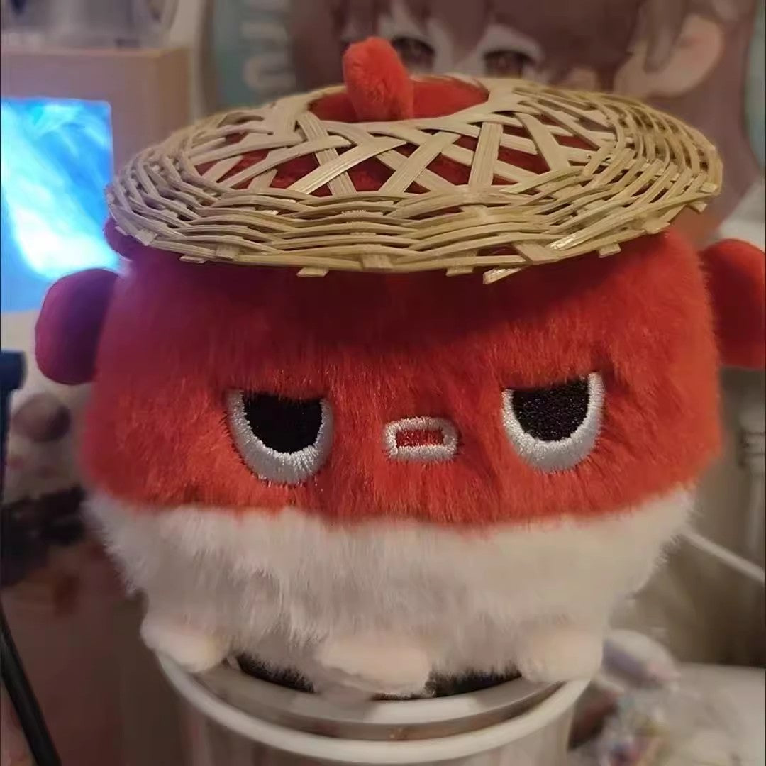 Mini Ancient-Style Bamboo Hat DIY Accessory for Xie Lian & Li Lianhua Plush Dolls, Tiny Ancient Hats for BJD Dolls